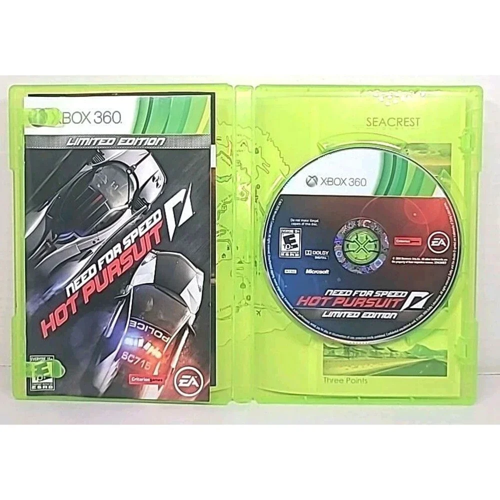 Need for Speed Hot Pursuit Xbox 360 Complete CIB Tested 2010